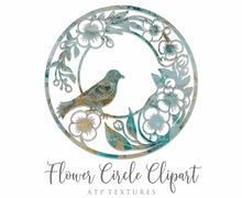 Load image into Gallery viewer, Svg Flower Circle Clipart. Svg, Png Clipart for Cricut or Silhouette Cameo. Sublimation art. High resolution files. Sublimation. Print.
