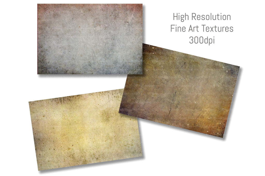 Fine Art Textures for photographers and digital editing. Photo Overlays. Antique, Vintage, Grunge, Light, Dark Variety Bundle.  Textured printable Canvas, Colour, Monochrome, Bundle. High resolution, 300dpi Graphic Assets for photography, digital scrapbooking and design. By ATP Textures