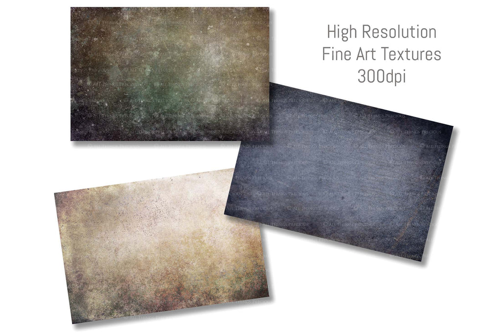 Fine Art Textures for photographers and digital editing. Photo Overlays. Antique, Vintage, Grunge, Light, Dark Variety Bundle.  Textured printable Canvas, Colour, Monochrome, Bundle. High resolution, 300dpi Graphic Assets for photography, digital scrapbooking and design. By ATP Textures