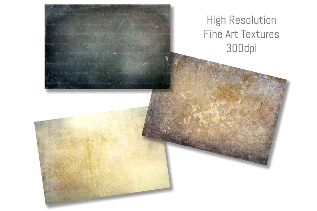 Fine Art Textures for photographers and digital editing. Photo Overlays. Antique, Vintage, Grunge, Light, Dark Variety Bundle.  Textured printable Canvas, Colour, Monochrome, Bundle. High resolution, 300dpi Graphic Assets for photography, digital scrapbooking and design. By ATP Textures