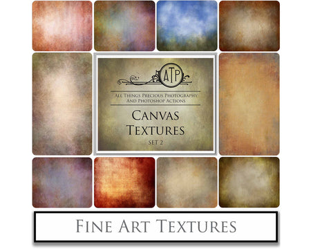 Fine Art Textures for photographers and digital editing. Photo Overlays. Antique, Vintage, Grunge, Light, Dark Variety Bundle.  Textured printable Canvas, Colour, Monochrome, Bundle. High resolution, 300dpi Graphic Assets for photography, digital scrapbooking and design. By ATP Textures