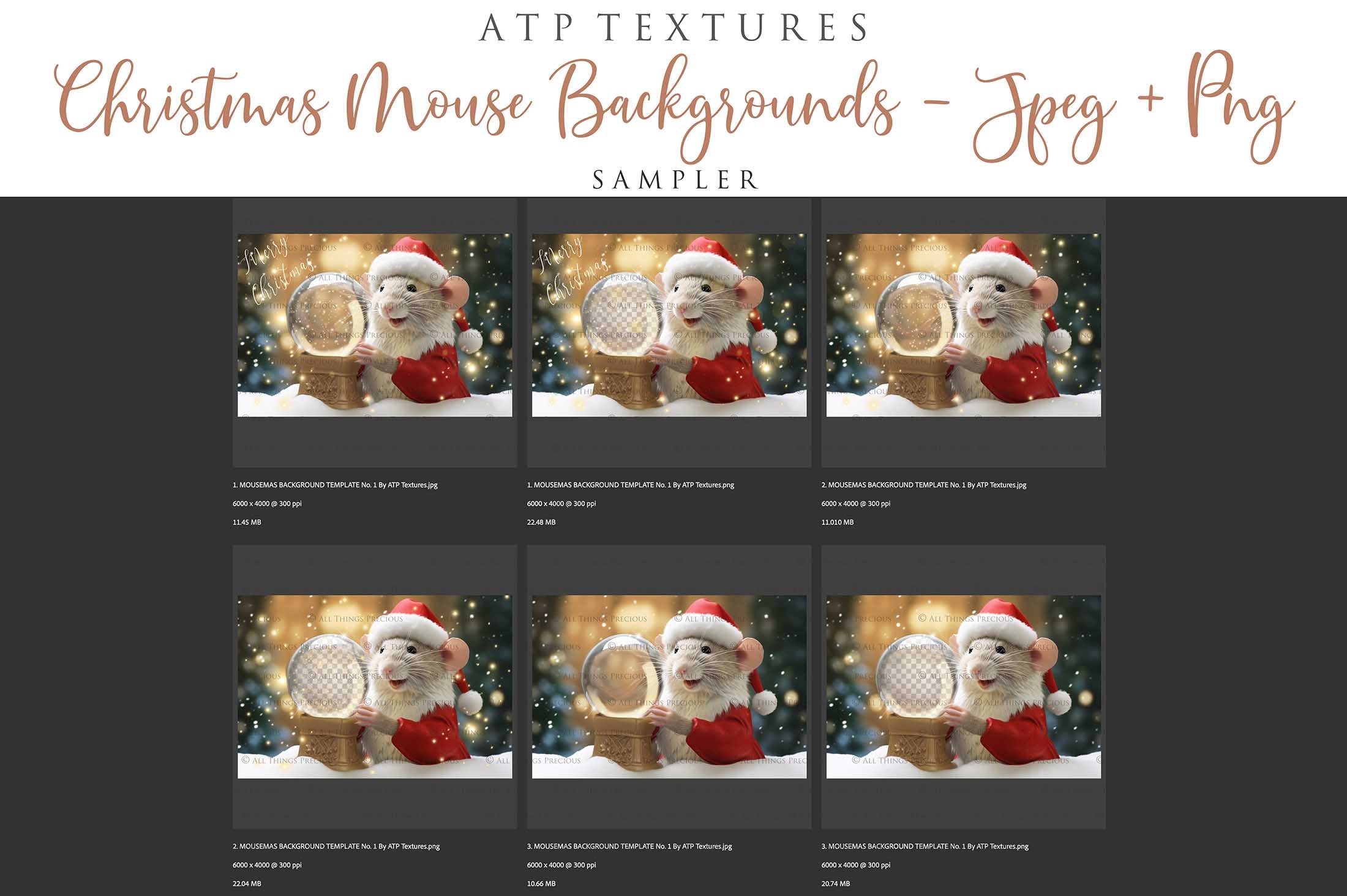 Digital Snow Globe Background. Png snow and glow overlays with PSD Template. The globe is transparent, perfect for adding your own images and retain the glass  effect. Nutcracker Mouse Christmas. The file is 6000 x 4000, 300dpi. Png Included. Use for Xmas edits, Photography, Card Crafts, Scrapbooking. ATP Textures