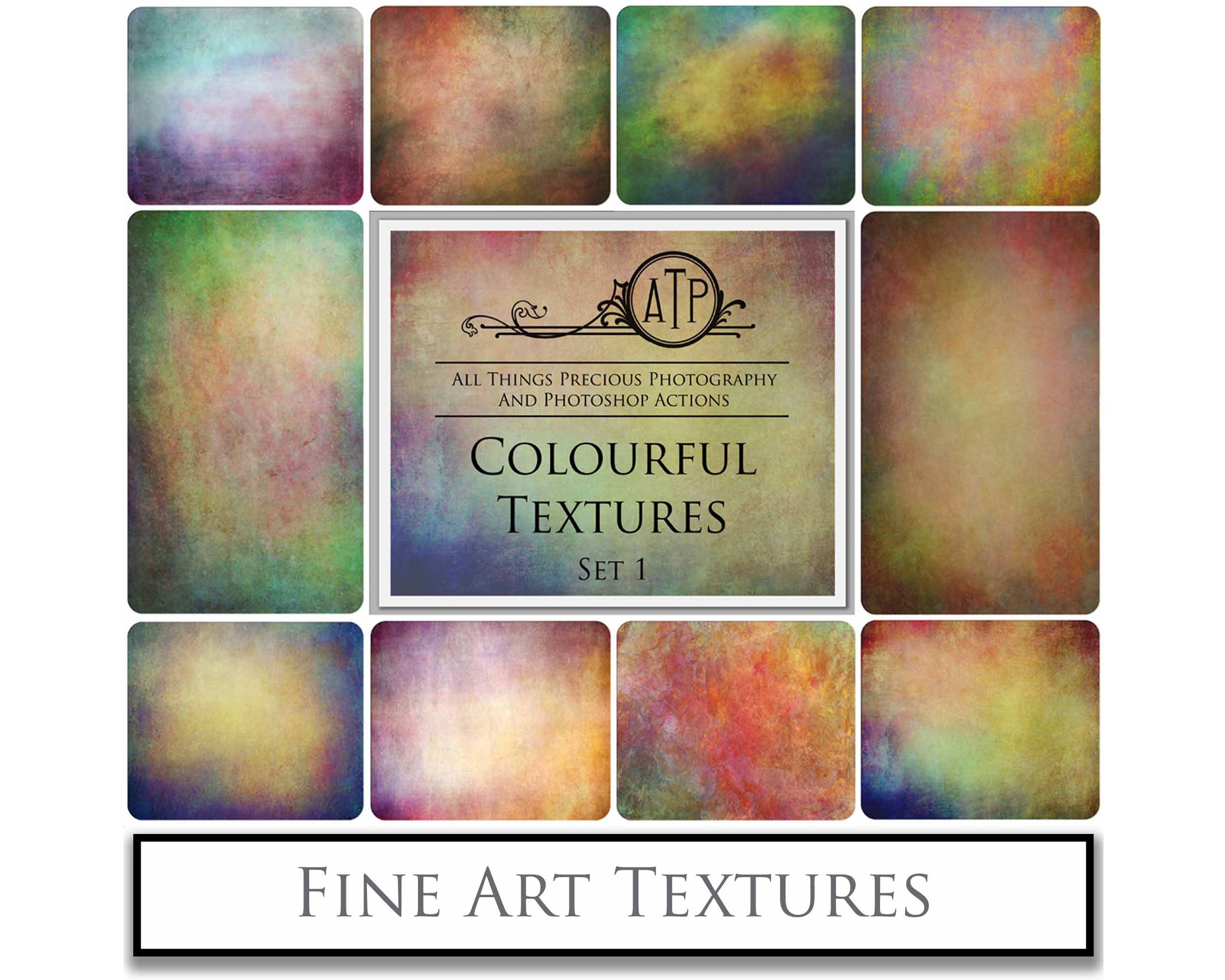 Fine Art Textures for photographers and digital editing. Photo Overlays. Antique, Vintage, Grunge, Light, Dark Variety Bundle.  Textured printable Canvas, Colour, Monochrome, Bundle. High resolution, 300dpi Graphic Assets for photography, digital scrapbooking and design. By ATP Textures