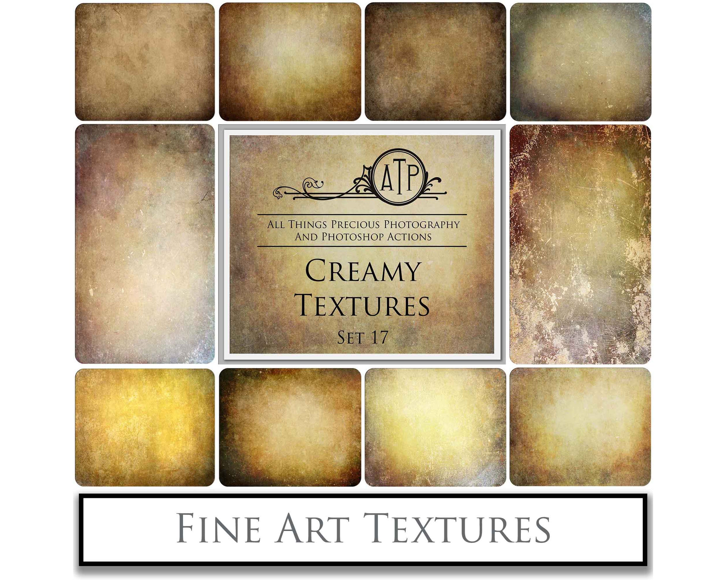 Rich warm and Creamy tinted textures. Fine Art Texture for photographers and digital editing. Photo Overlays. Antique, Vintage, Grunge, Light, Dark Bundle. Textured printable Canvas, Colour, Monochrome, Bundle. High resolution, 300dpi Graphic Assets for photography, digital scrapbooking and design. By ATP Textures