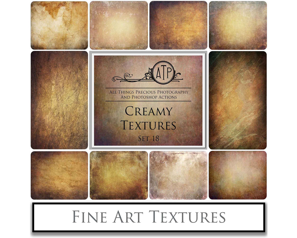 Rich warm and Creamy tinted textures. Fine Art Texture for photographers and digital editing. Photo Overlays. Antique, Vintage, Grunge, Light, Dark Bundle. Textured printable Canvas, Colour, Monochrome, Bundle. High resolution, 300dpi Graphic Assets for photography, digital scrapbooking and design. By ATP Textures