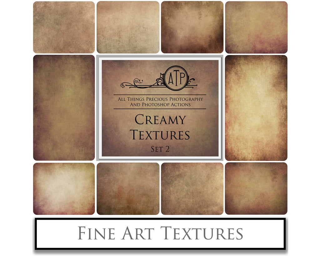 Rich warm and Creamy tinted textures. Fine Art Texture for photographers and digital editing. Photo Overlays. Antique, Vintage, Grunge, Light, Dark Bundle. Textured printable Canvas, Colour, Monochrome, Bundle. High resolution, 300dpi Graphic Assets for photography, digital scrapbooking and design. By ATP Textures