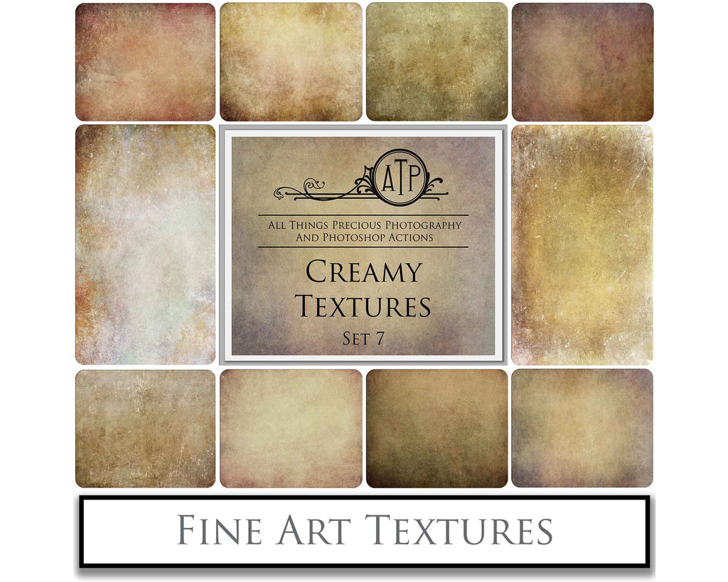 Rich warm and Creamy tinted textures. Fine Art Texture for photographers and digital editing. Photo Overlays. Antique, Vintage, Grunge, Light, Dark Bundle. Textured printable Canvas, Colour, Monochrome, Bundle. High resolution, 300dpi Graphic Assets for photography, digital scrapbooking and design. By ATP Textures