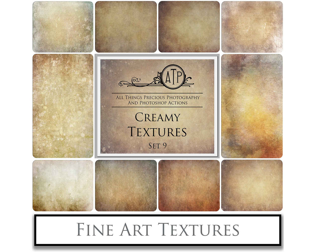 Rich warm and Creamy tinted textures. Fine Art Texture for photographers and digital editing. Photo Overlays. Antique, Vintage, Grunge, Light, Dark Bundle. Textured printable Canvas, Colour, Monochrome, Bundle. High resolution, 300dpi Graphic Assets for photography, digital scrapbooking and design. By ATP Textures