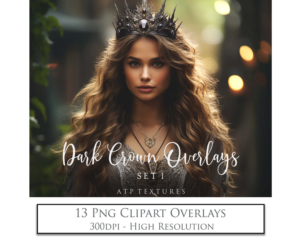 High Resolution Overlays for Photographers, Digital Art and Scrapbooking.Gorgeous clipart Faery Crowns! Created in AI and altered in photoshop. In high resolution, perfect for your next edit or project! Png graphic photography assets. Sublimation art. ATP Textures