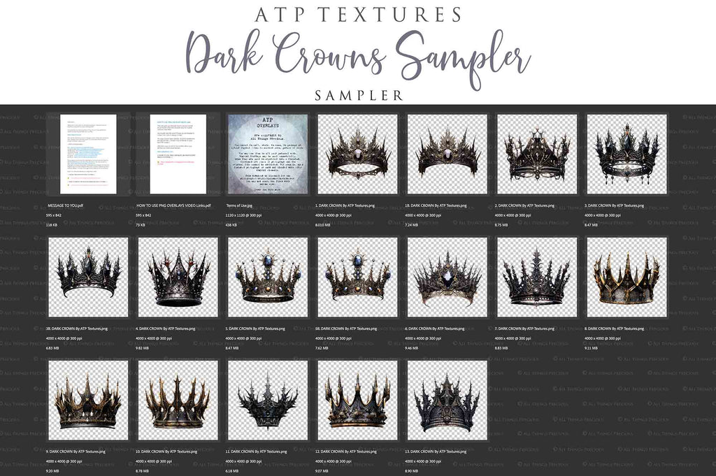 High Resolution Overlays for Photographers, Digital Art and Scrapbooking.Gorgeous clipart Faery Crowns! Created in AI and altered in photoshop. In high resolution, perfect for your next edit or project! Png graphic photography assets. Sublimation art. ATP Textures