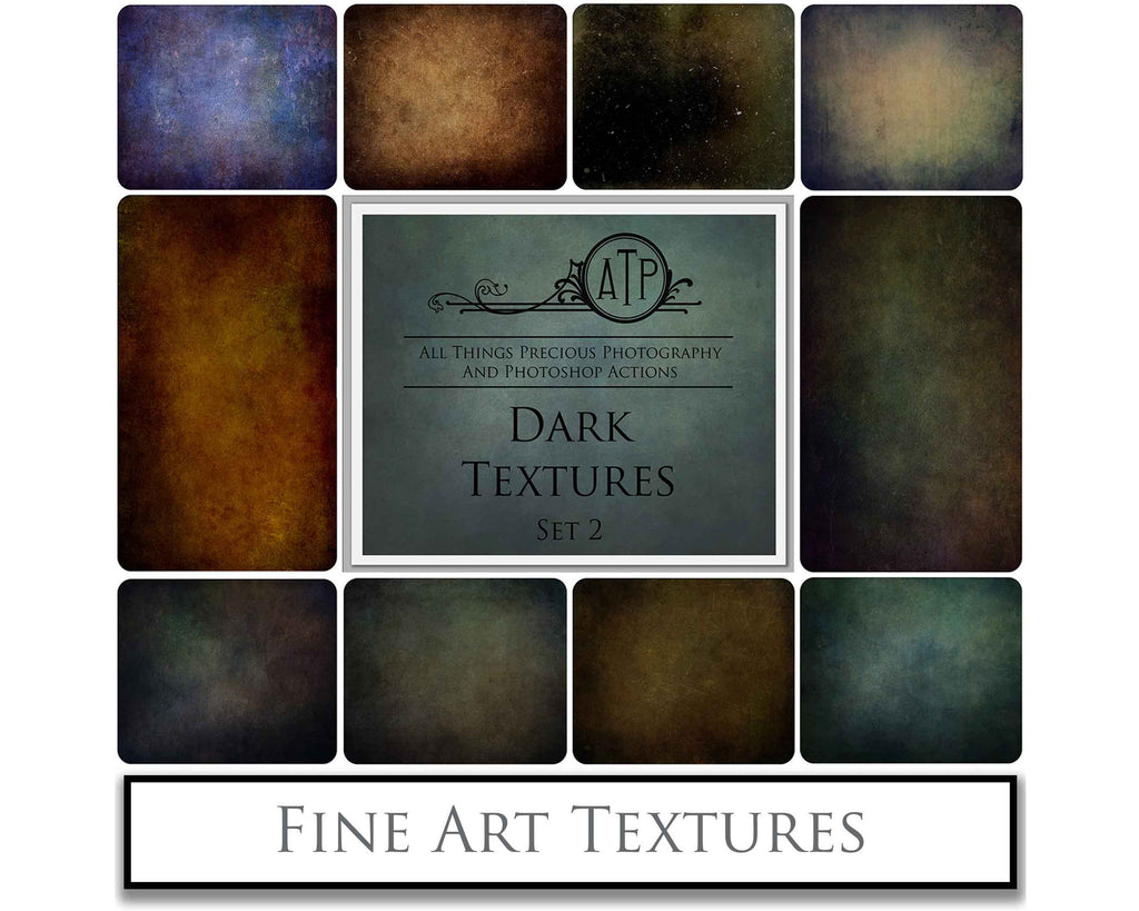 Fine Art Textures for photographers and digital editing. Photo Overlays. Antique, Vintage, Grunge, Light, Dark Bundle. Textured printable Canvas, Colour, Monochrome, Bundle. High resolution, 300dpi Graphic Assets for photography, digital scrapbooking and design. By ATP Textures