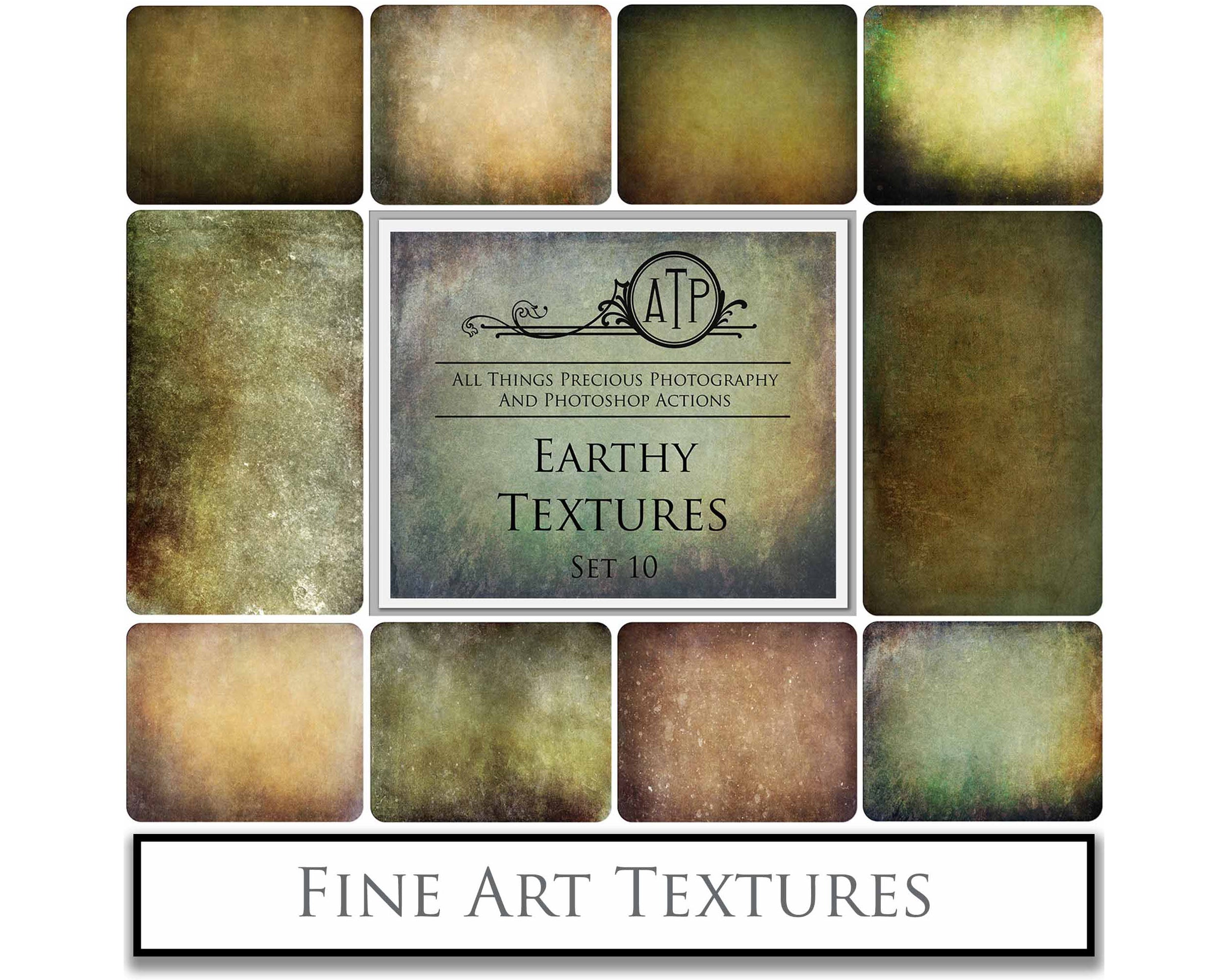 Earth fine art textures. Rich, warm colour tints. Texture for photographers and digital editing. Photo Overlays. Antique, Vintage, Grunge, Light, Dark Bundle. Textured printable Canvas, Colour, Monochrome, Bundle. High resolution, 300dpi Graphic Assets for photography, digital scrapbooking and design. By ATP Textures