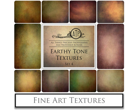 Earth fine art textures. Rich, warm colour tints. Texture for photographers and digital editing. Photo Overlays. Antique, Vintage, Grunge, Light, Dark Bundle. Textured printable Canvas, Colour, Monochrome, Bundle. High resolution, 300dpi Graphic Assets for photography, digital scrapbooking and design. By ATP Textures