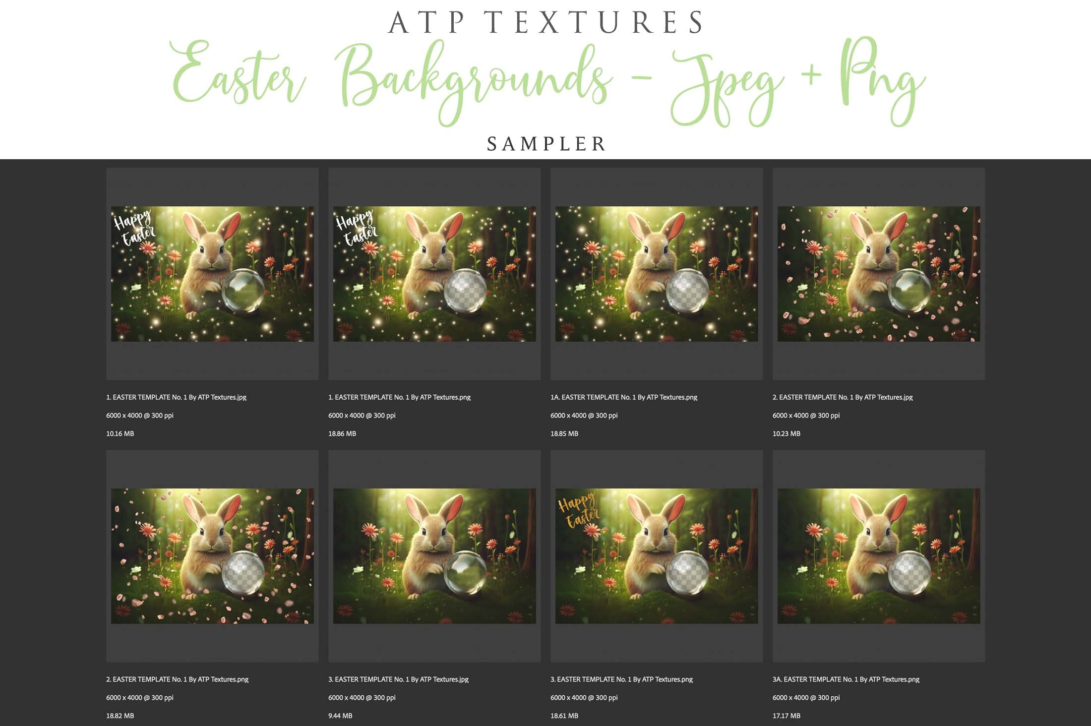 Easter bunny Announcement PSD template and Overlays. Digital Background, with Glows and petals. The globe is transparent, perfect for you to add your own images and retain the glass globe effect.This file is 6000 x 4000, 300dpi. Photography, Scrapbooking, Png, Jpeg, Psd. ATP Textures.