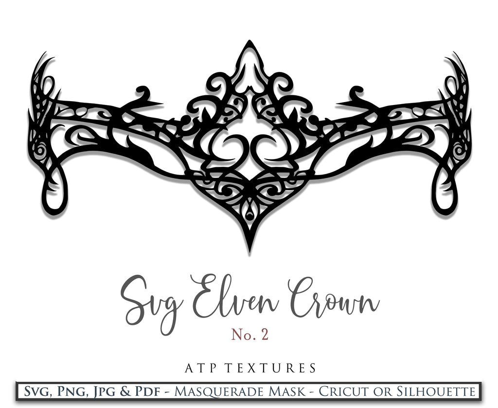 SVG Elven Crown For Cricut , Silhouette or any other cutting machine that accepts the files provided in this set.Clipart for your next art project or even for print! SVG, PNG, PDF, JPG. This clipart is In high resolution. 