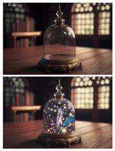 Load image into Gallery viewer, Digital Background with Snow Globe, snow flurries and a PSD Template included in the set.The globe is transparent, perfect for you to add your own images and retain the snow globe effect. This file is 6000 x 4000, 300dpi. High resolution. This is a DIGITAL product. Includes png overlay with the snow globe effect added.
