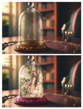 Load image into Gallery viewer, Digital Background with Snow Globe, snow flurries and a PSD Template included in the set.The globe is transparent, perfect for you to add your own images and retain the snow globe effect. This file is 6000 x 4000, 300dpi. High resolution. This is a DIGITAL product. Includes png glow overlays effect.
