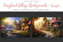 Load image into Gallery viewer, AI Digital - 30 FAIRYLAND VILLAGE BACKGROUNDS - Set 1
