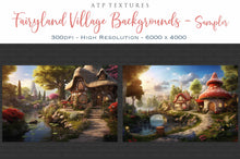 Load image into Gallery viewer, AI Digital - 30 FAIRYLAND VILLAGE BACKGROUNDS - Set 1
