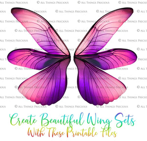 PRINTABLE FAIRY WINGS - Set 57