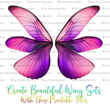 Load image into Gallery viewer, PRINTABLE FAIRY WINGS - Set 57
