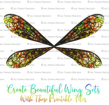 Load image into Gallery viewer, PRINTABLE FAIRY WINGS - Set 58
