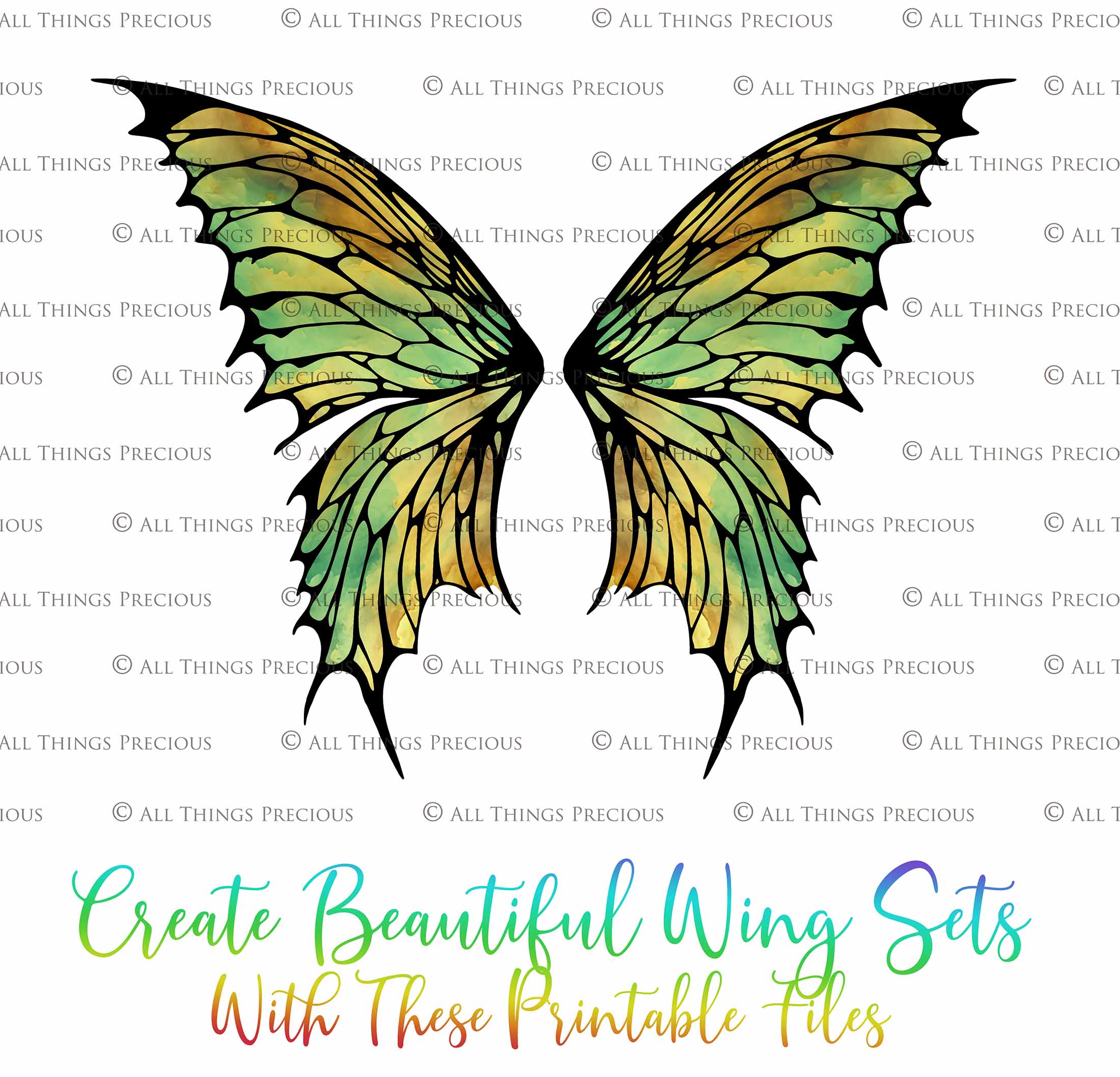 Printable Fairy Wings. For Art Dolls, Adults, Kids. High resolution, png files. This is a digital product. Print and cut Pattern template. Paper craft. Create fairy wing earrings or crown jewelry from these designs. Cosplay Costume Crafts. Commercial licence is available. Halloween.