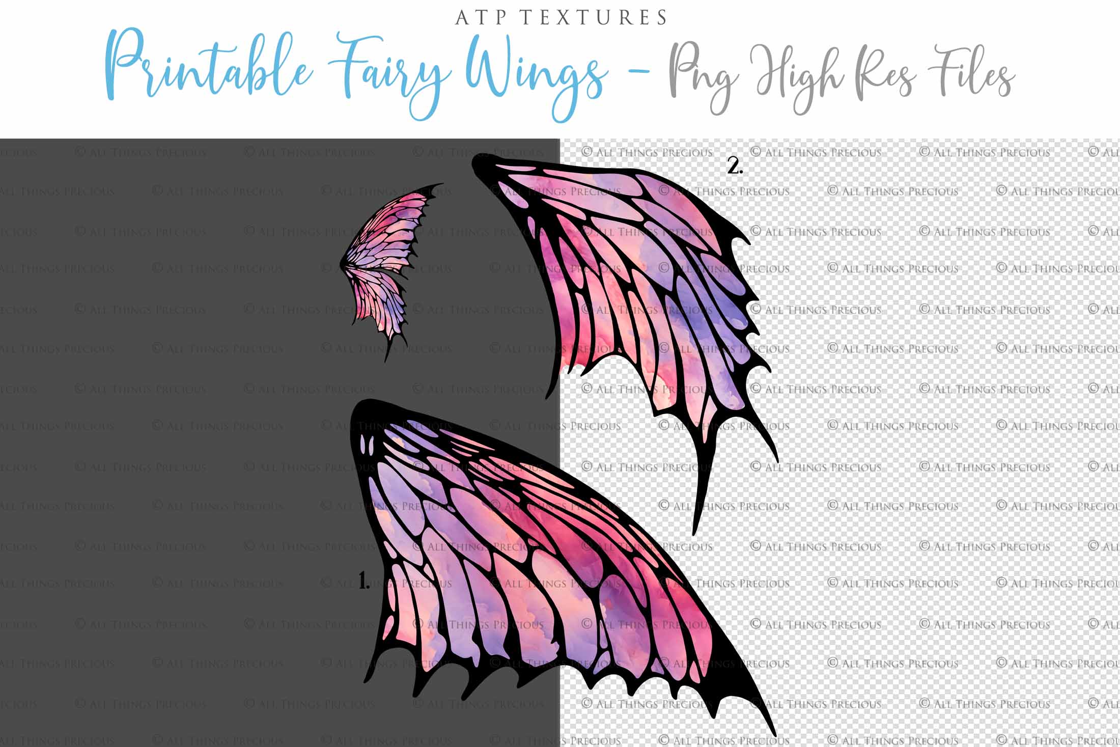 Printable Fairy Wings. For Art Dolls, Adults, Kids. High resolution, png files. This is a digital product. Print and cut Pattern template. Paper craft. Create fairy wing earrings or crown jewelry from these designs. Cosplay Costume Crafts. Commercial licence is available. Halloween.