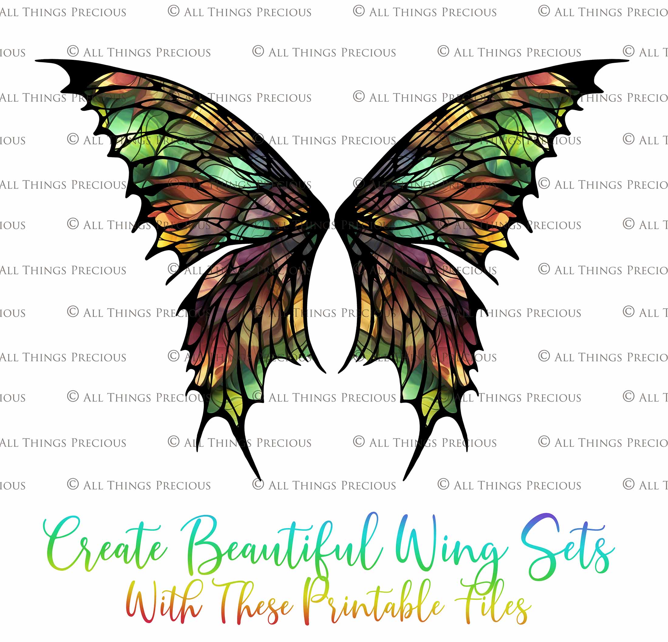Printable Fairy Wings. For Art Dolls, Adults, Kids. High resolution, png files. This is a digital product. Print and cut Pattern template. Paper craft. Create fairy wing earrings or crown jewelry from these designs. Cosplay Costume Crafts. Commercial licence is available. Halloween.