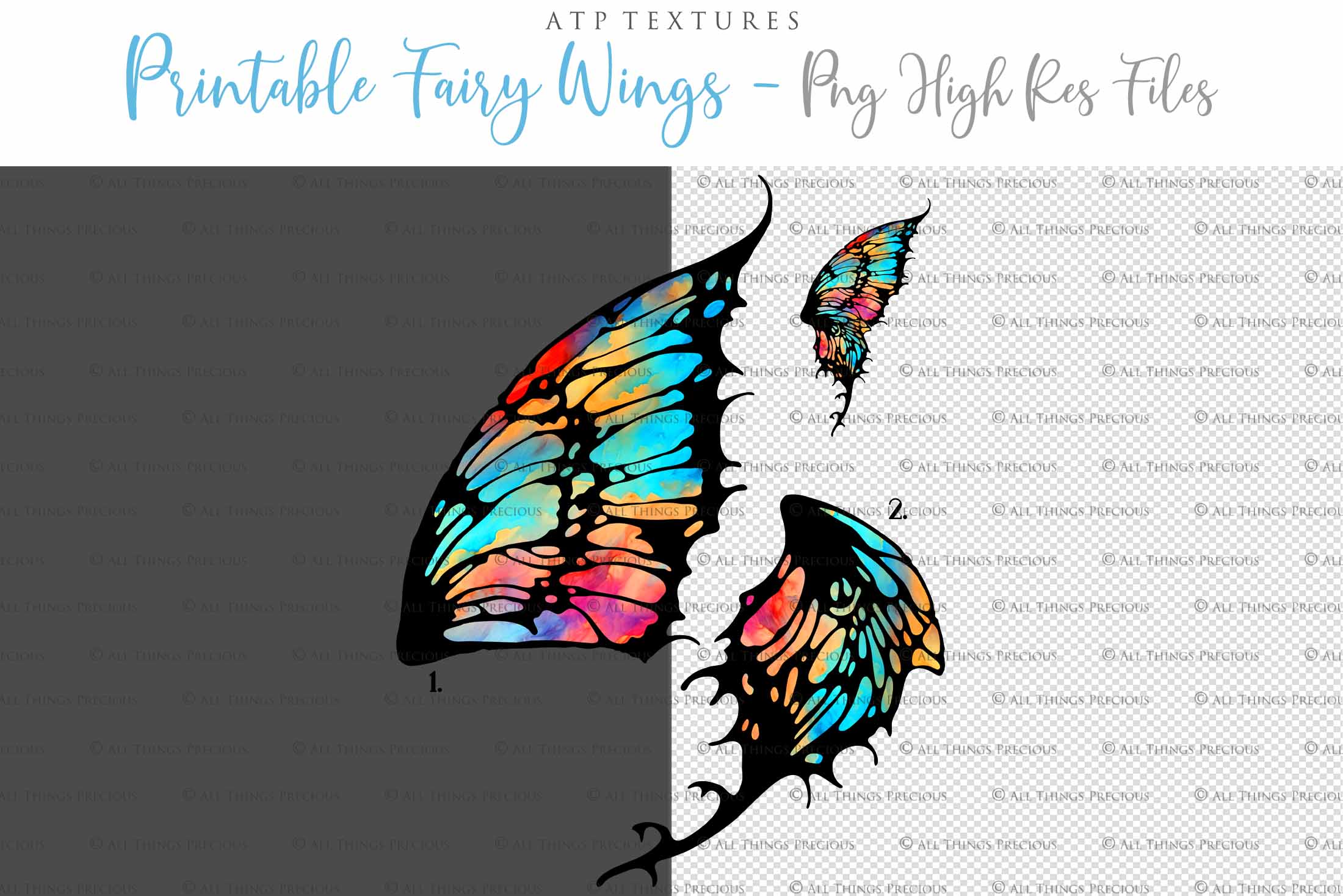 Printable Fairy Wings. For Art Dolls, Adults, Kids. High resolution, png files. This is a digital product. Print and cut Pattern template. Paper craft. Create fairy wing earrings or crown jewelry from these designs. Cosplay Costume Crafts. Commercial licence is available. Halloween.
