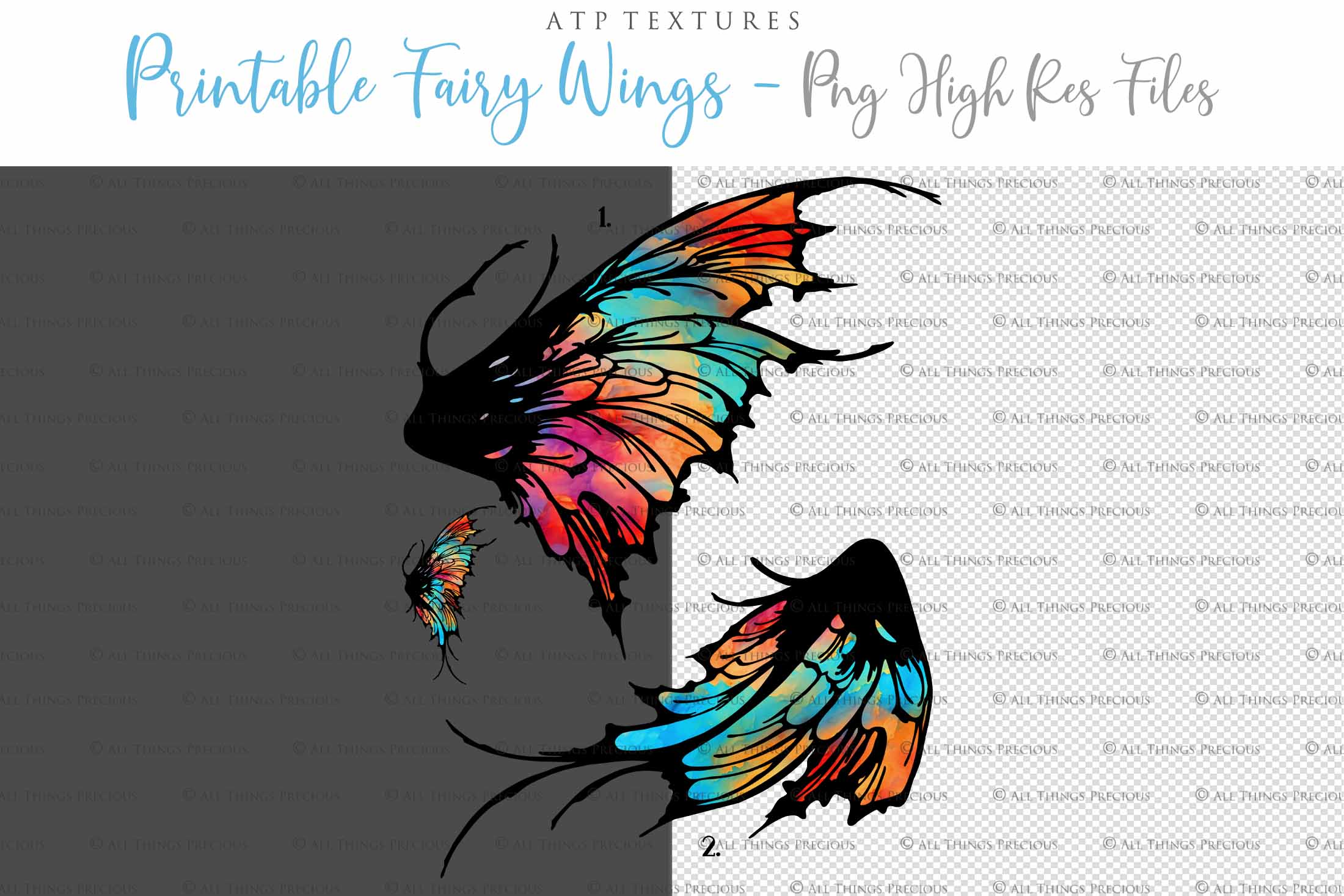 Printable Fairy Wings. For Art Dolls, Adults, Kids. High resolution, png files. This is a digital product. Print and cut Pattern template. Paper craft. Create fairy wing earrings or crown jewelry from these designs. Cosplay Costume Crafts. Commercial licence is available. Halloween.