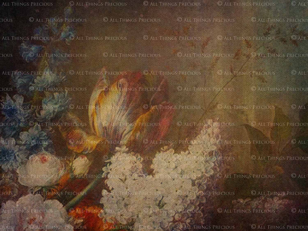 Old Masters floral Backgrounds. Digital Backdrop Fine art texture for photographers. Photo Overlays. Antique, Old World, Grunge, Abstract wall decor bundle. Textured Background. Printable backdrop, Colour Flower Print Bundle. High resolution, 300dpi Graphic Assets for photography, scrapbooking, design. By ATP Textures