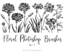 Load image into Gallery viewer, FLORAL COCHIN Photoshop Brushes - Set 1
