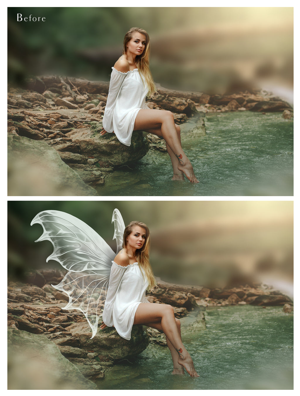 Fairy Wing Overlays For Photographers, Photoshop, Digital art and Creatives. Transparent, high resolution, faery wings for photography! These are gorgeous PNG overlays for fantasy digital art and Child portraiture. White fairy wings. Photo Overlays.