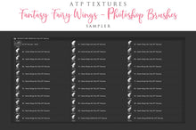 Load image into Gallery viewer, 30 FANTASY FAIRY WING Photoshop Brushes Set 3
