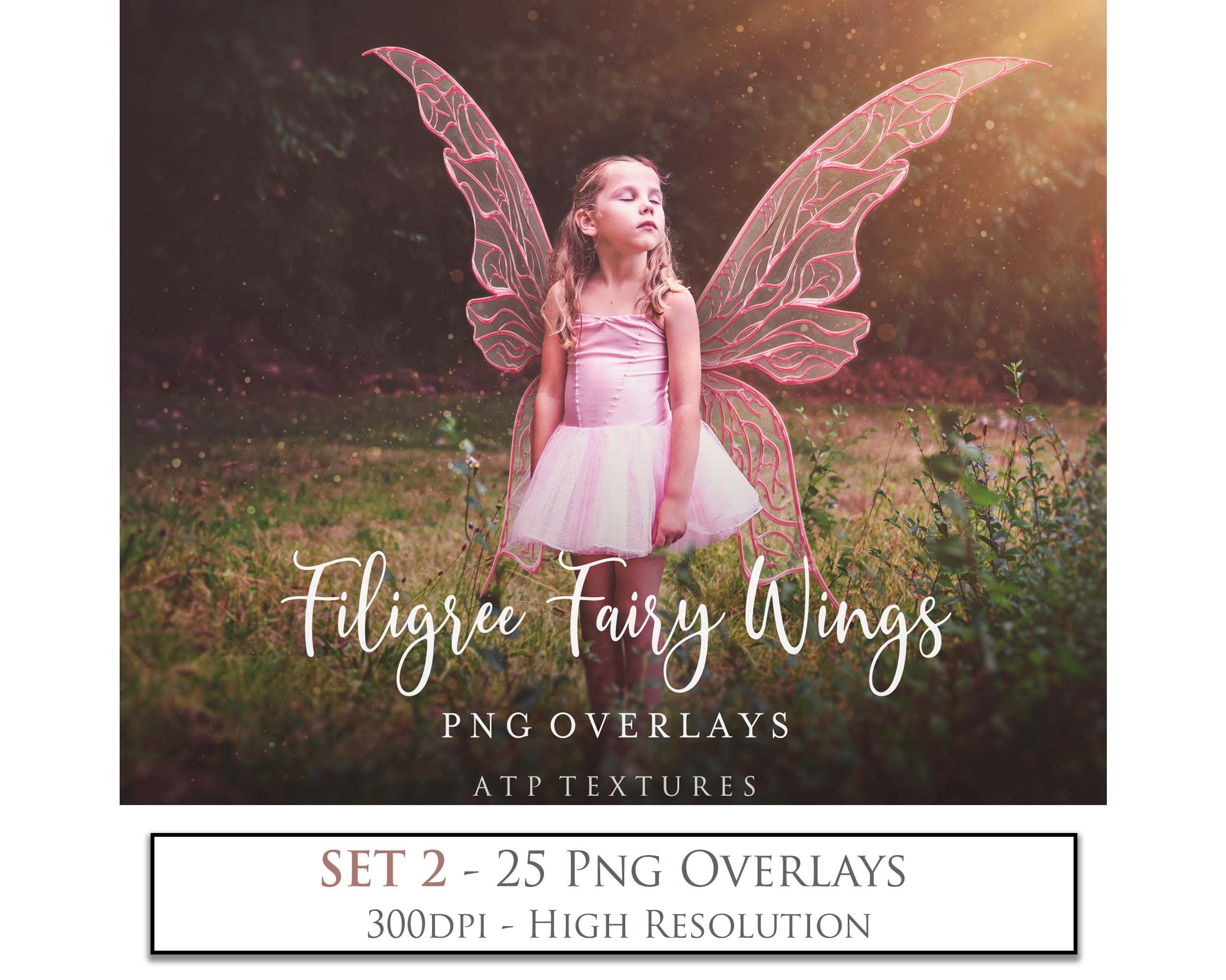 Png transparent Fairy Wing Overlays For Photographers, Photoshop, Digital art and Creatives. Transparent, high resolution, faery wings for photography! These are gorgeous PNG overlays for fantasy digital art and Child portraiture. These are white fairy wings. Graphic digital assets for design. Atp Textures