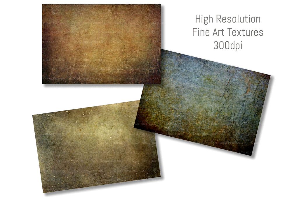 Fine art textures for photographers, digital editing. Photo Overlays. Antique, Vintage, Grunge, Light, Bundle. Textured printable Canvas, Colour, black and white, Bundle. High resolution, 300dpi Graphic Assets for photography, scrapbooking and design. By ATP Textures