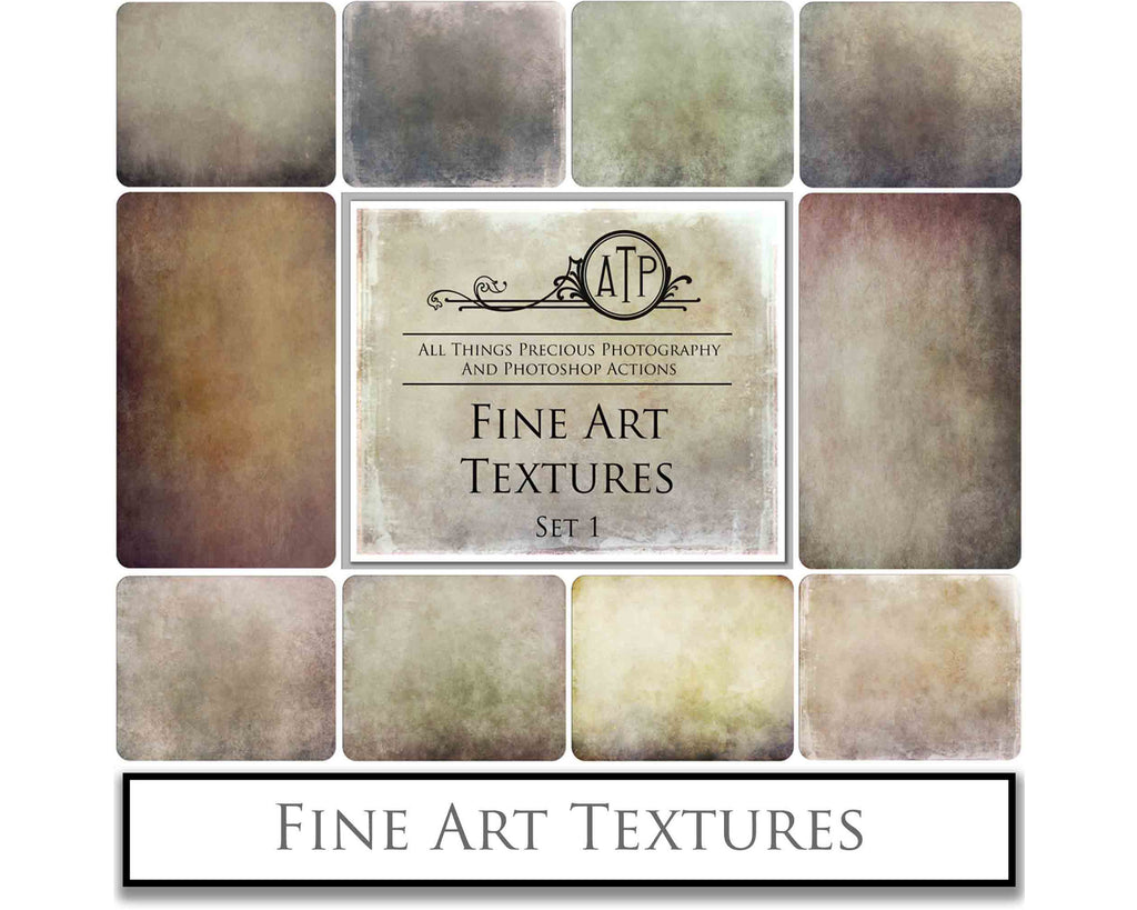 Fine art textures for photographers, digital editing. Photo Overlays. Antique, Vintage, Grunge, Light, Bundle. Textured printable Canvas, Colour, black and white, Bundle. High resolution, 300dpi Graphic Assets for photography, scrapbooking and design. By ATP Textures