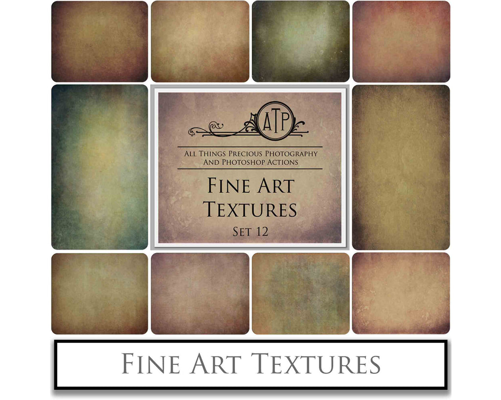 Fine art textures for photographers, digital editing. Photo Overlays. Antique, Vintage, Grunge, Light, Bundle. Textured printable Canvas, Colour, black and white, Bundle. High resolution, 300dpi Graphic Assets for photography, scrapbooking and design. By ATP Textures