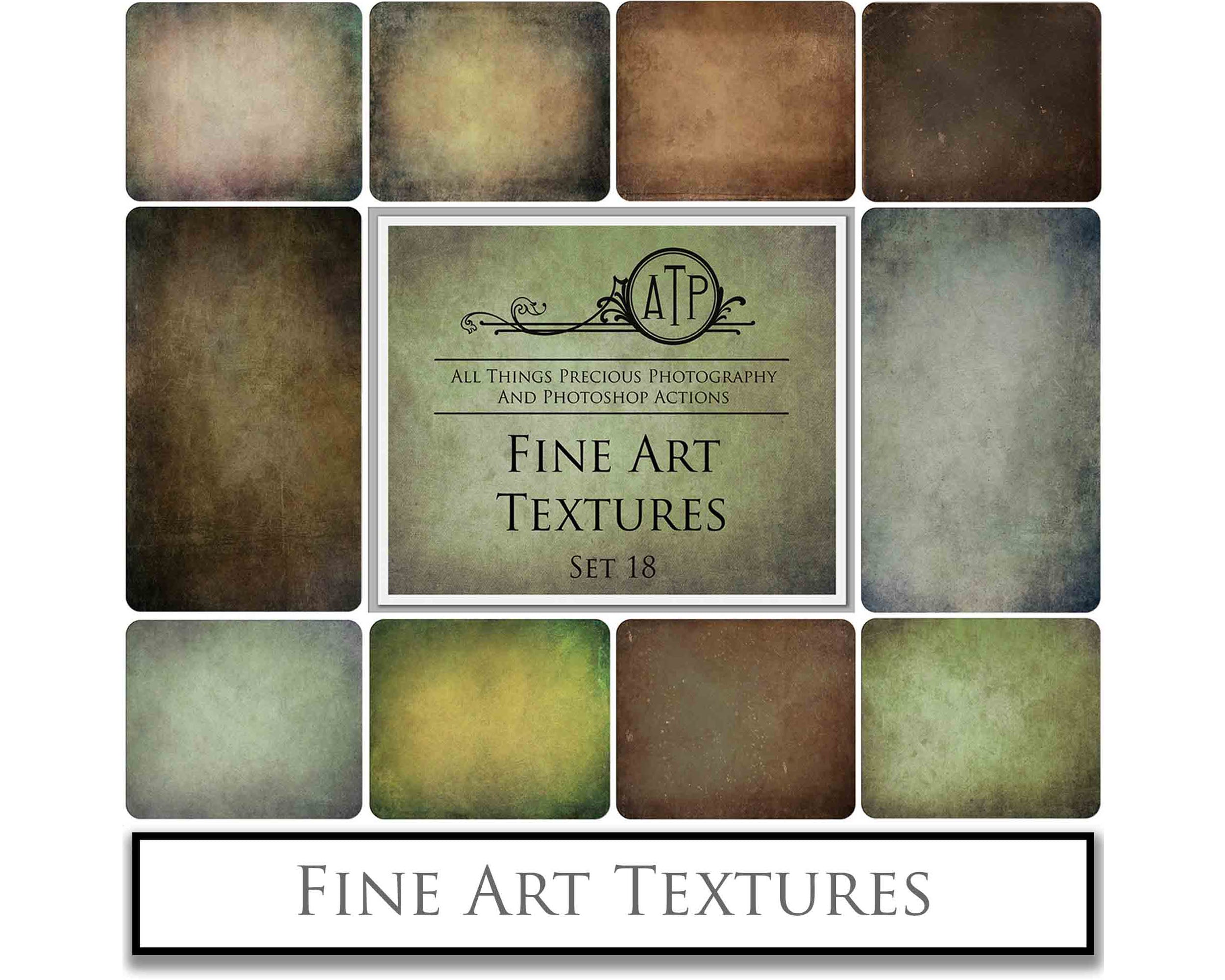 Fine art textures for photographers, digital editing. Photo Overlays. Antique, Vintage, Grunge, Light, Bundle. Textured printable Canvas, Colour, black and white, Bundle. High resolution, 300dpi Graphic Assets for photography, scrapbooking and design. By ATP Textures