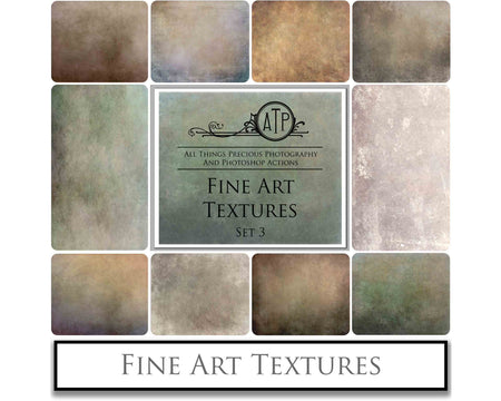 Fine art textures for photographers, digital editing. Photo Overlays. Antique, Vintage, Grunge, Light, Bundle. Textured printable Canvas, Colour, black and white, Bundle. High resolution, 300dpi Graphic Assets for photography, scrapbooking and design. By ATP Textures