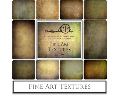 Fine art textures for photographers, digital editing. Photo Overlays. Antique, Vintage, Grunge, Light, Bundle. Textured printable Canvas, Colour, black and white, Bundle. High resolution, 300dpi Graphic Assets for photography, scrapbooking and design. By ATP Textures