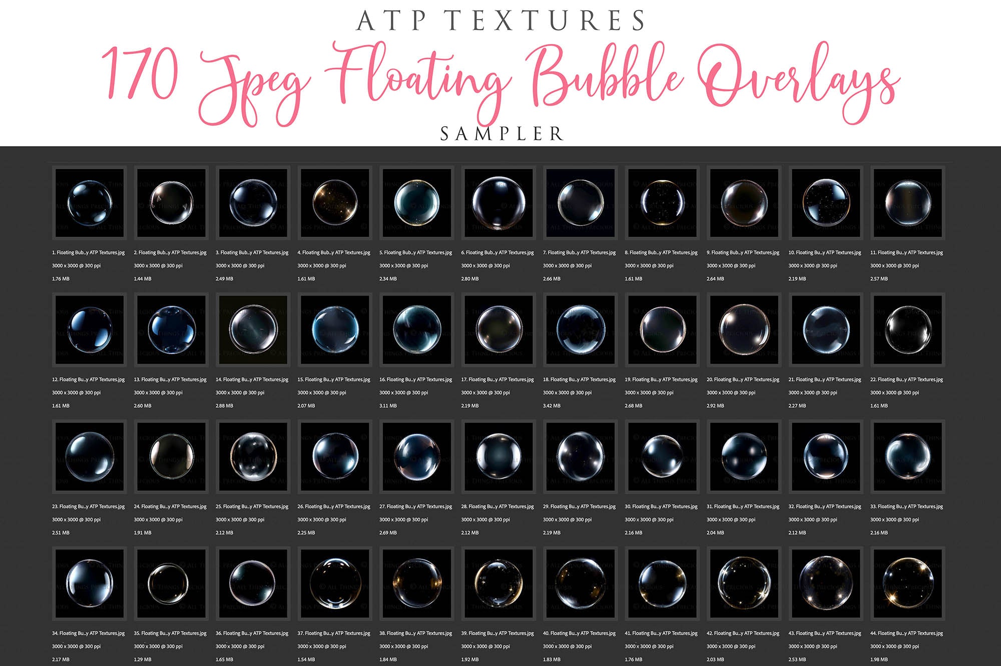 FLOATING BUBBLE Digital Overlays