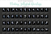 Load image into Gallery viewer, FLOATING JELLYFISH Digital Overlays
