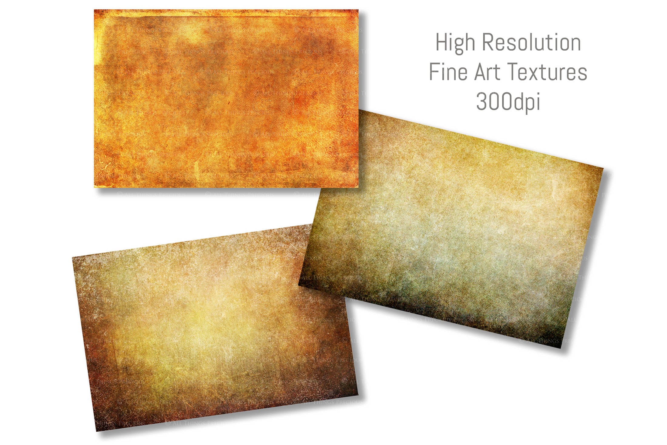 Warm fine art textures. Rich, Golden colour tints. Texture for photographers and digital editing. Photo Overlays. Antique, Vintage, Grunge, Light, Dark Bundle. Textured printable Canvas, Colour, Monochrome, Bundle. High resolution, 300dpi Graphic Assets for photography, digital scrapbooking and design. By ATP Textures