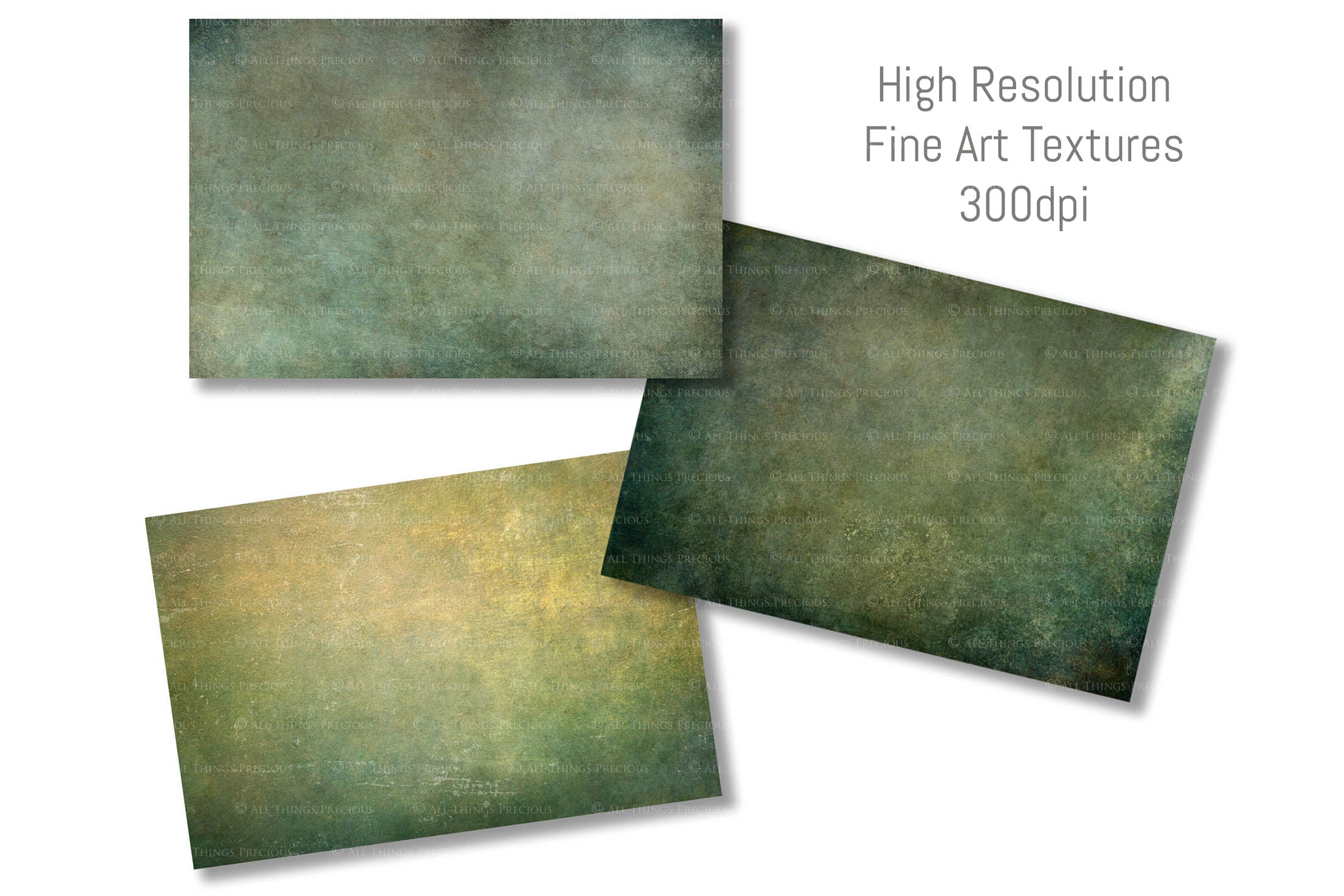 Vibrant Green textures. Fine art textures. Rich, Nature colour tints. Texture for photographers and digital editing. Photo Overlays. Antique, Vintage, Grunge, Light, Dark Bundle. Textured printable Canvas, Colour, Monochrome, Bundle. High resolution, 300dpi Graphic Assets for photography, digital scrapbooking and design. By ATP Textures