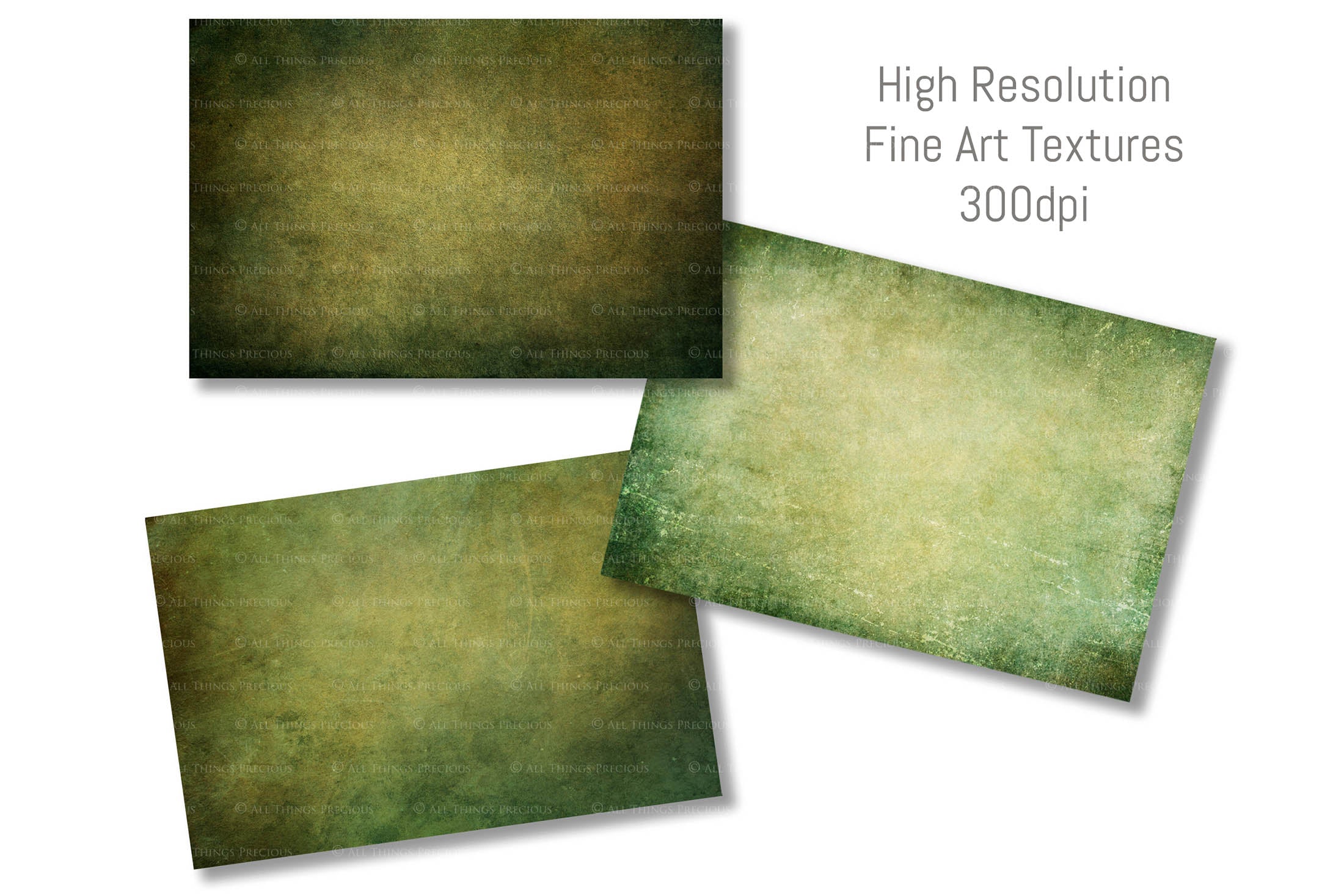 Vibrant Green textures. Fine art textures. Rich, Nature colour tints. Texture for photographers and digital editing. Photo Overlays. Antique, Vintage, Grunge, Light, Dark Bundle. Textured printable Canvas, Colour, Monochrome, Bundle. High resolution, 300dpi Graphic Assets for photography, digital scrapbooking and design. By ATP Textures