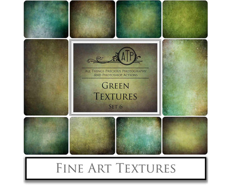 Vibrant Green textures. Fine art textures. Rich, Nature colour tints. Texture for photographers and digital editing. Photo Overlays. Antique, Vintage, Grunge, Light, Dark Bundle. Textured printable Canvas, Colour, Monochrome, Bundle. High resolution, 300dpi Graphic Assets for photography, digital scrapbooking and design. By ATP Textures