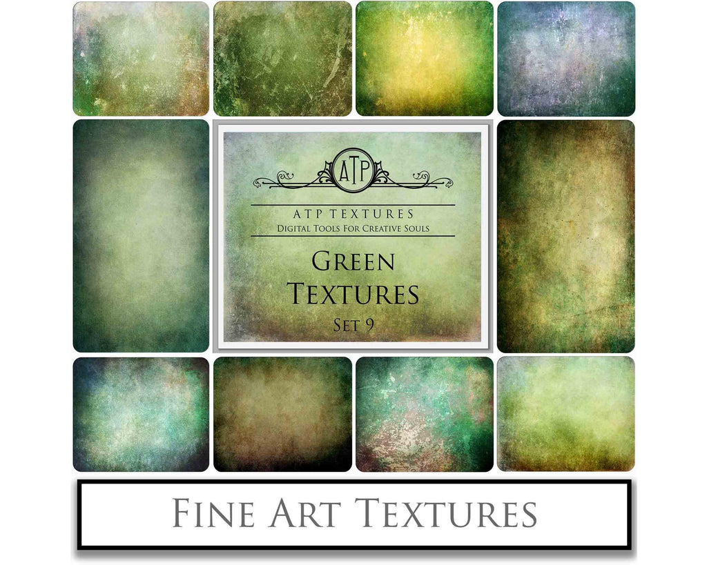 Vibrant Soft Green textures. Fine art textures. Rich, Nature colour tints. Texture for photographers and digital editing. Photo Overlays. Antique, Vintage, Grunge, Light, Dark Bundle. Textured printable Canvas, Colour, Monochrome, Bundle. High resolution, 300dpi Graphic Assets for photography, digital scrapbooking and design. By ATP Textures