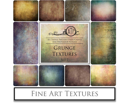 Fine art textures. Texture for photographers and digital editing. Photo Overlays. Antique, Vintage, Grunge, Light, Dark Bundle. Textured printable Canvas, Colour, Monochrome, Bundle. High resolution, 300dpi Graphic Assets for photography, digital scrapbooking and design. By ATP Textures